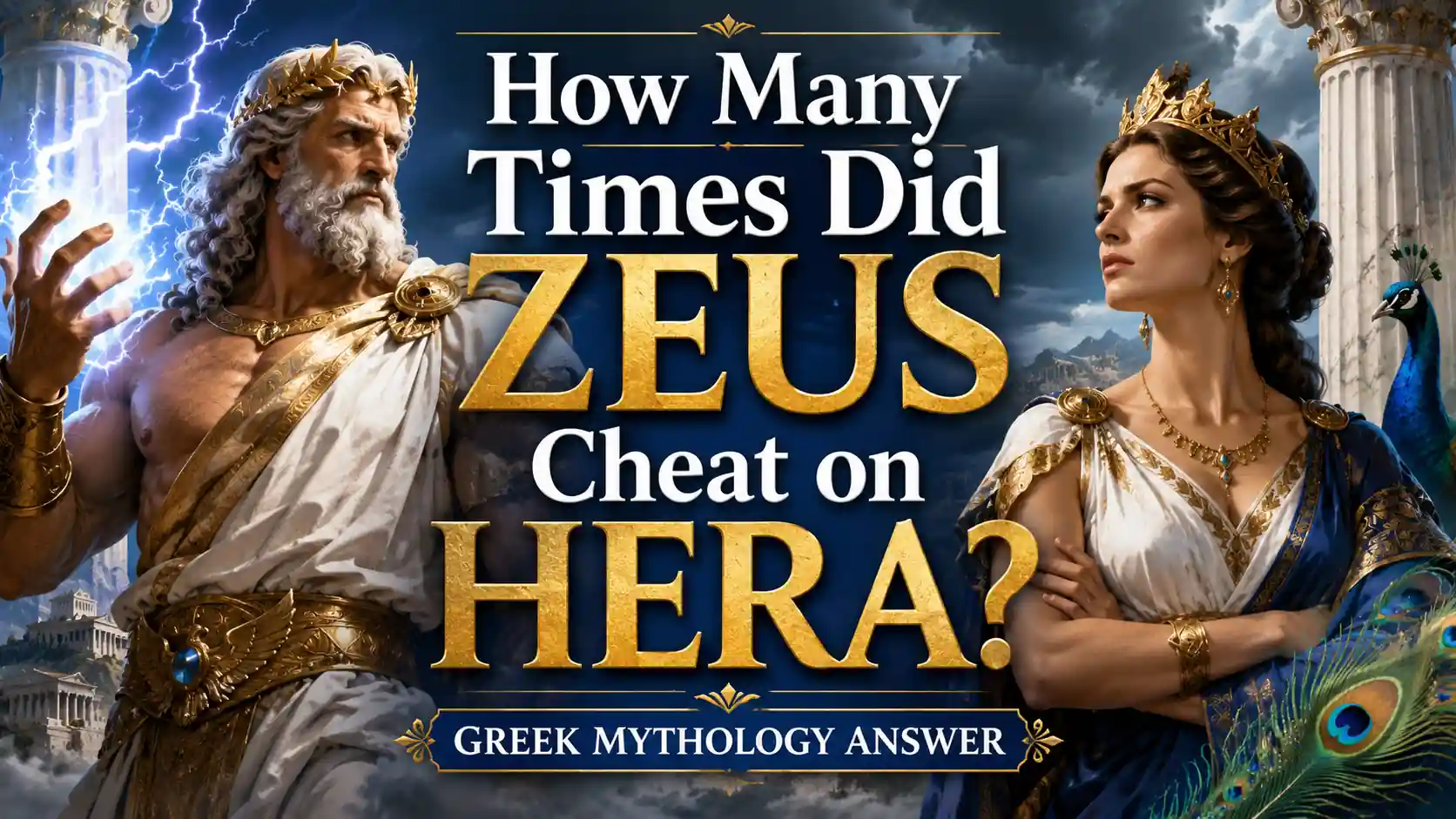 How Many Times Did Zeus Cheat on Hera
